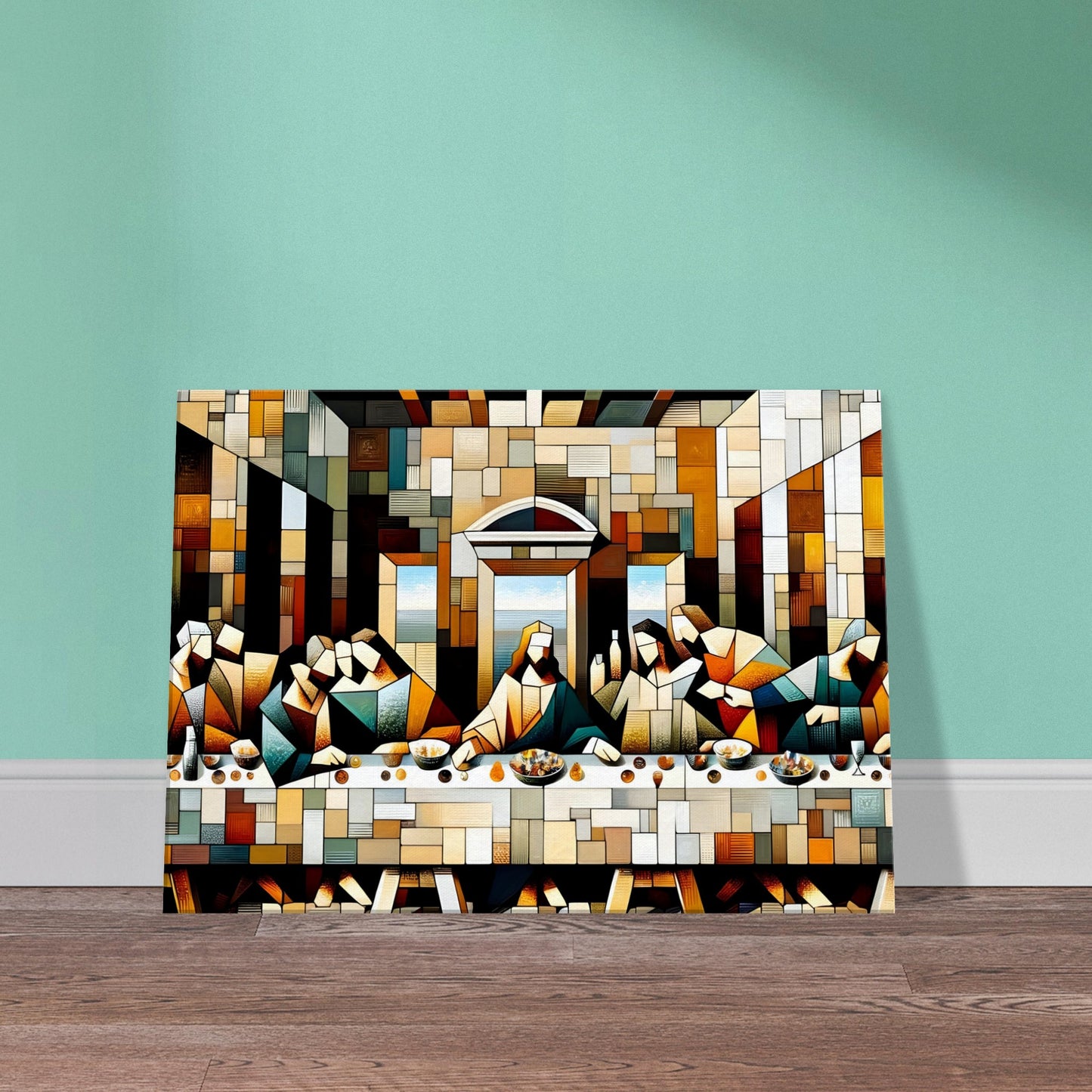 Cubism "The Last Supper" Oil Painting Canvas Print