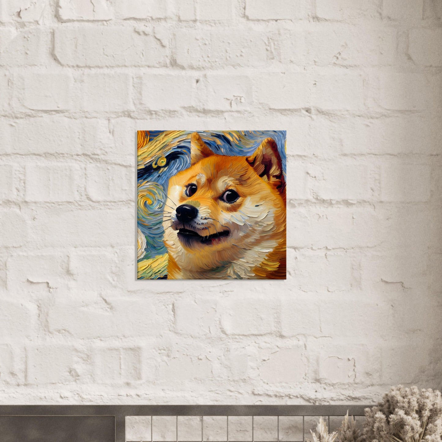 Van Gogh Inspired 'the Doge' Canvas Print