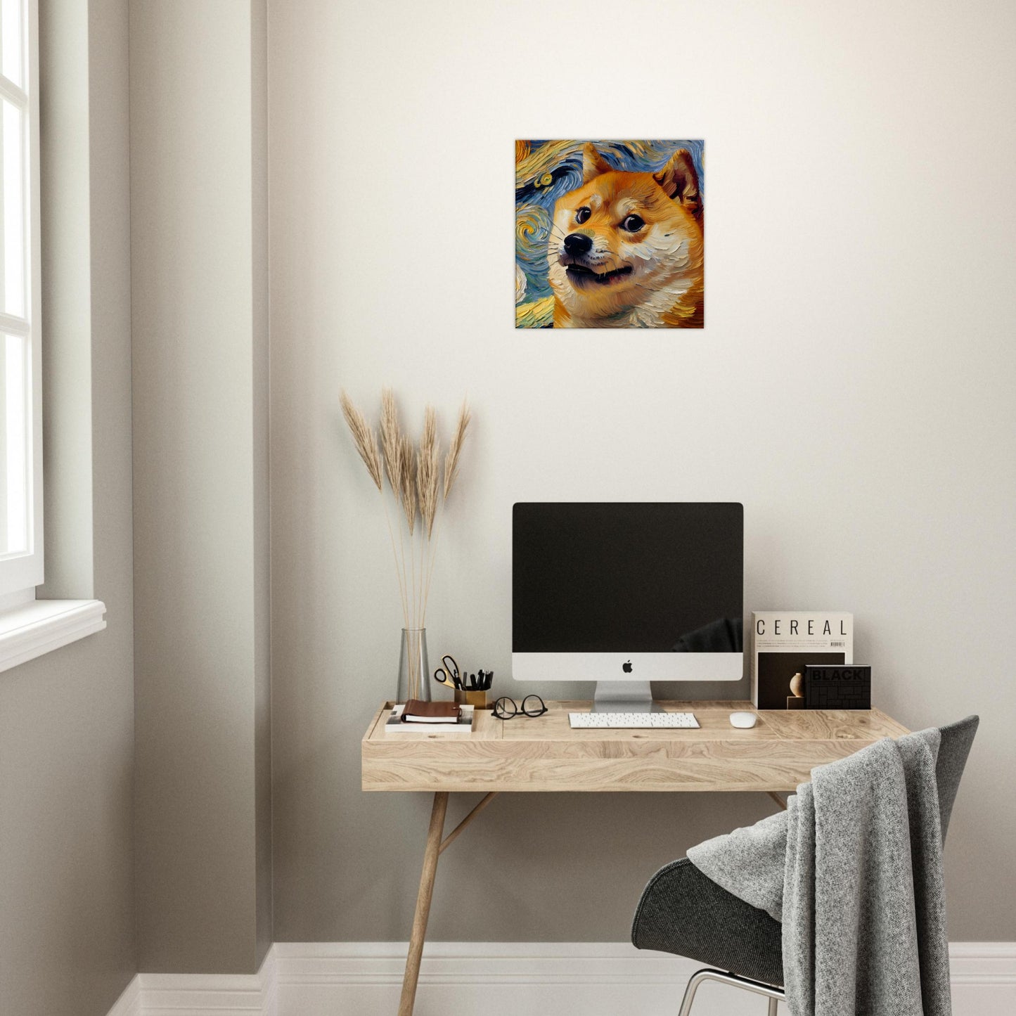 Van Gogh Inspired 'the Doge' Canvas Print