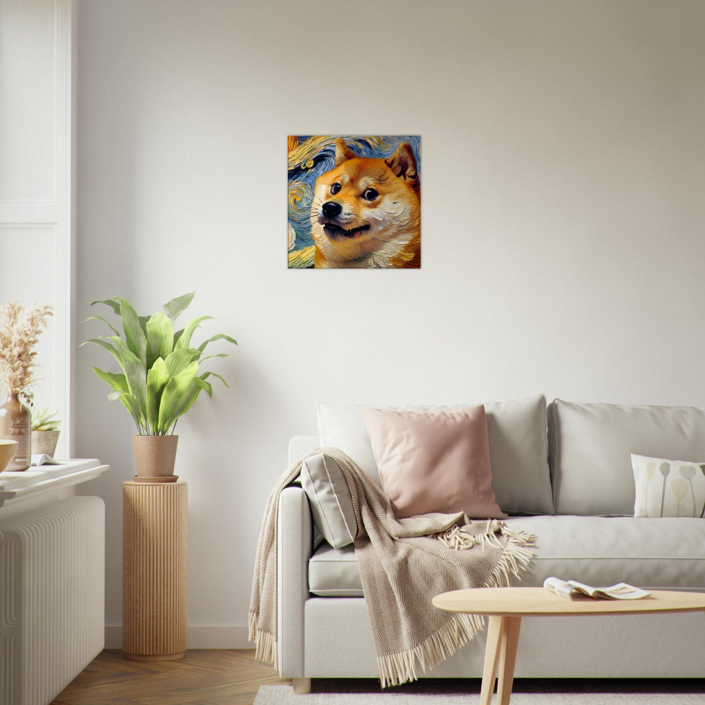 Van Gogh Inspired 'the Doge' Canvas Print